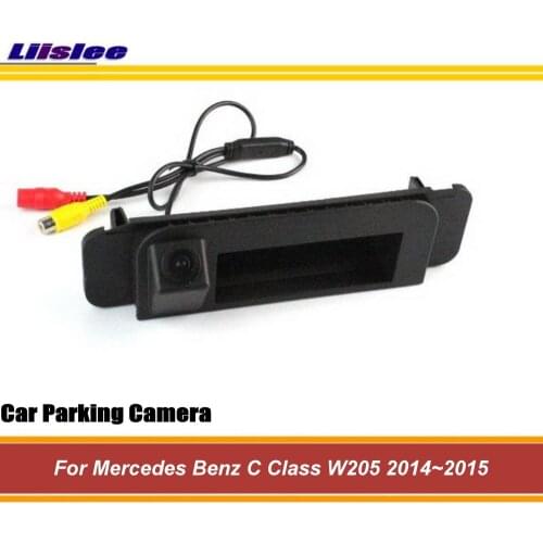 Auto Back Door Handle Parking Camera For Mercedes Benz C Class W205 2014 2015 Integrated Car Android Screen HD CCD CAM