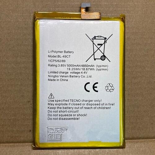 BL-49CT TECNO WX3 Pro 5000mAh battery