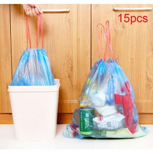 Household Disposable Trash Pouch Kitchen Storage Garbage Bags Cleaning Waste Bag Plastic Bag For Home Waste Trash Bags
