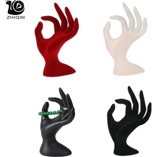 Ring Display Creative Simulation Model Hand OK Posture Ring Organizer Holder Jewelry Storage Rack Bracelet Counter Display Stand