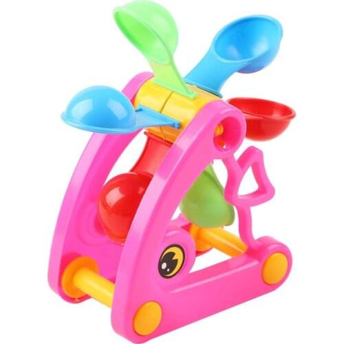 Children Beach Windmill Waterwheel Toys Summer Play Sand Water Swimming Pool Bathing Beach Party Toy SCVD889