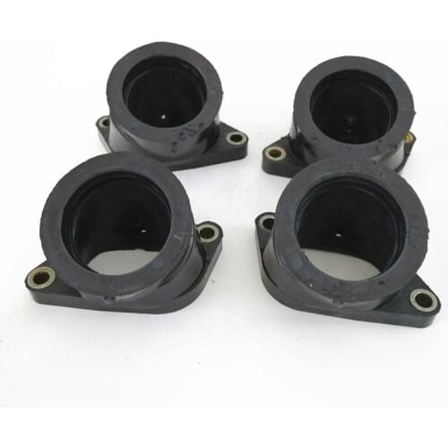 Motorcycle Carburetor Interface Adapter Inlet Intake Pipe Rubber Mat Manifold For Yamaha 5LV-13596-01-00 5LV-13586-01-00 FZS1
