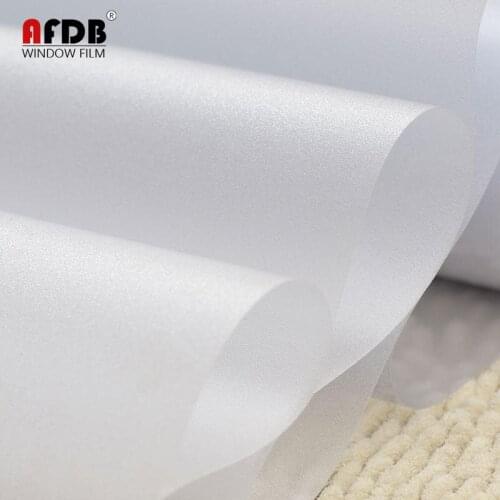 Matte Frosted Window Film Stained Self Adhesive Film Glass Vinyl Window Clings for Home Heat Insulation Window Glass Sticker