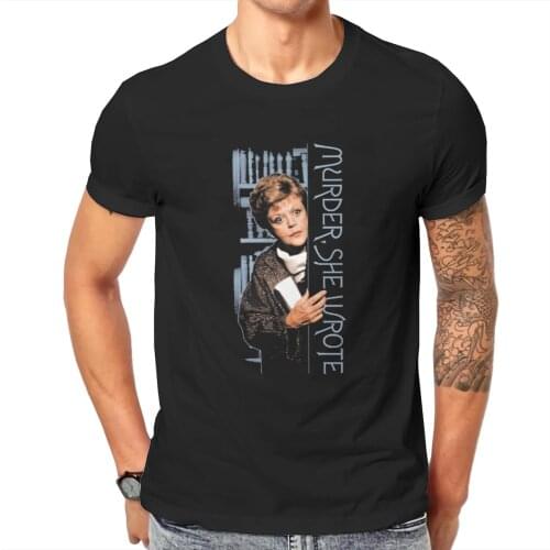 Men Angela Lansbury Murder She Wrote Jessica Fletcherss Anime Television 1980 S Vintage Classic Hot Sale Tshirt