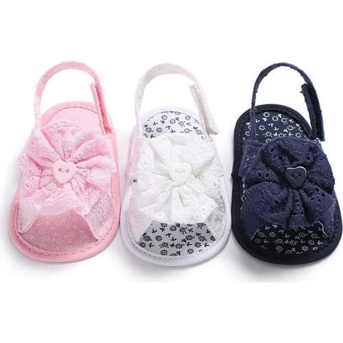 Simple flowers female girls cotton soft first Walkers Baby Shoes bottom newborn baby toddler shoes