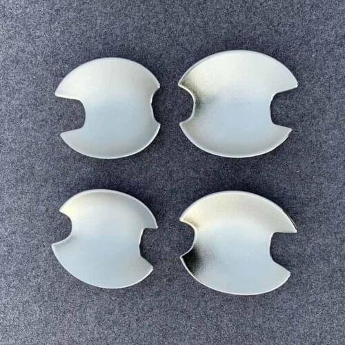 For Mitsubishi Delica D5 2020 2021 Car Door Handle Bowl Side Door Bowl Protector Trim Sticker Exterior ABS Car Styling Accessory