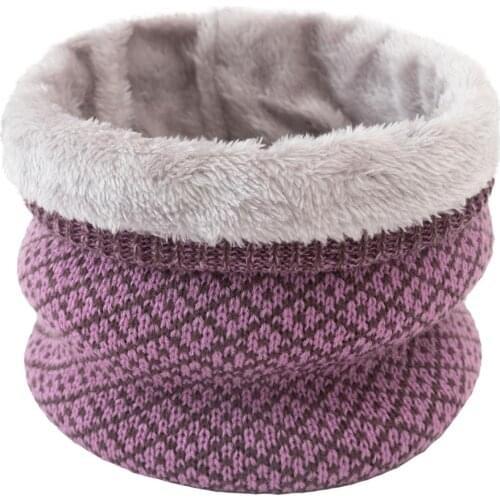 New Winter Knitted Scarf Boys Girls Outdoor Women Men Plush Scarf Children Thick Elastic Mufflers Kids Autumn Neck Collar Unisex