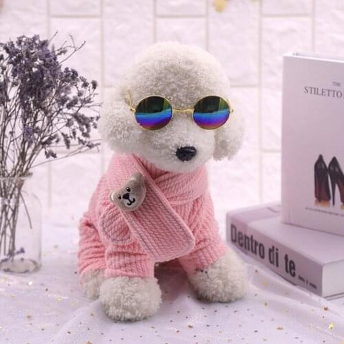 Fall/winter New Pet Dog Clothes Fall/winter Stretch Four-legged Scarf Casual Pet Sweater Bottoming Shirt