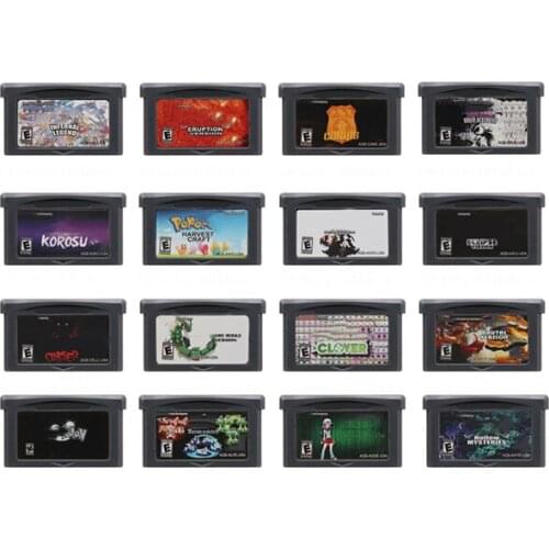 Superior 32 Bit Video Game Cartridge Memory Card for Nintendo GBA Pokeo Series Clover Cawps Eclipse Korosu English Language