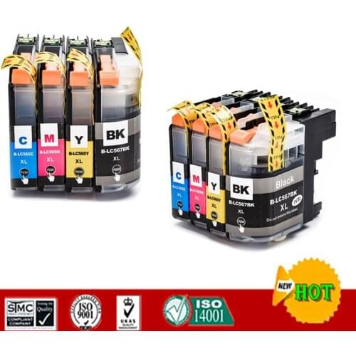 Compatible For Brother LC567 LC565 Ink Cartridge suit For Brother MFC- J2310 MFC-J2510 etc