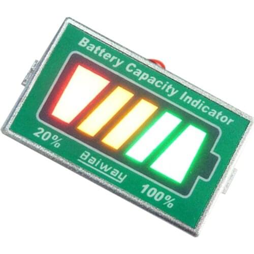 TD05-3S, 4S, 5S, 6S, 7S lithium battery power indicator, power indicator