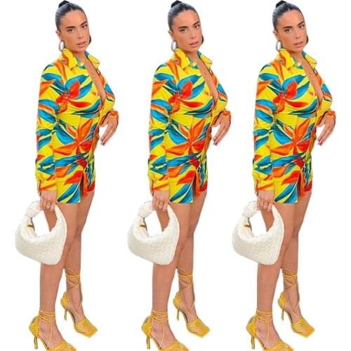 Colorful Office Lady French Vintage Long Sleeve Party Dresses For Women Outfits Spring Autumn Shirts Blouses Top Female