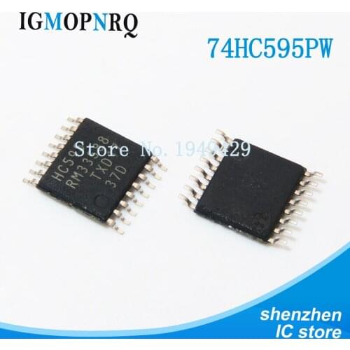10pcs 74HC595PW TSSOP-16 74HC595 TSSOP16 HC595PW TSSOP SN74HC595PWR SMD