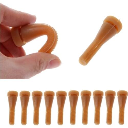 10PCS Poultry Plucking Fingers Hair Removal Machine Glue Stick Chicken Pluckers
