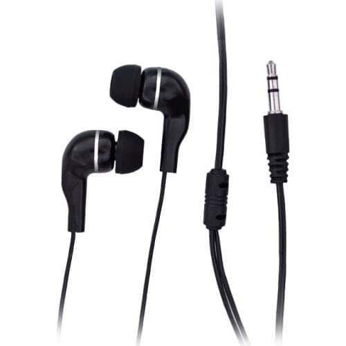 3.5mm Good Quality Earphones Soft Earbud about 1.2m Suit All 3.5 Audio Equipment for Android Phone for Tourism 500pcs/lot