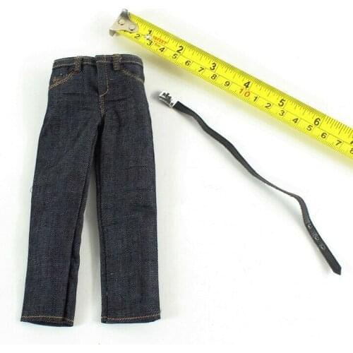 TB18-23 1/6 Scale Male Soldier Accessories Jeans & Belt Model for 12" Doll