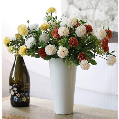 APRICOT Artificial Carnations