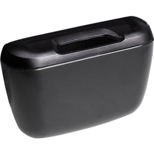 Car Trash Container Waste Trash Can ABS Hanging Wastebasket with Clip Suitable for Automotive Home Office 964B