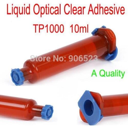 Free shipping New TP1000 10ML UV Glue LOCA Liquid Optical Clear Adhesive For Cellphone Glass Lens repair