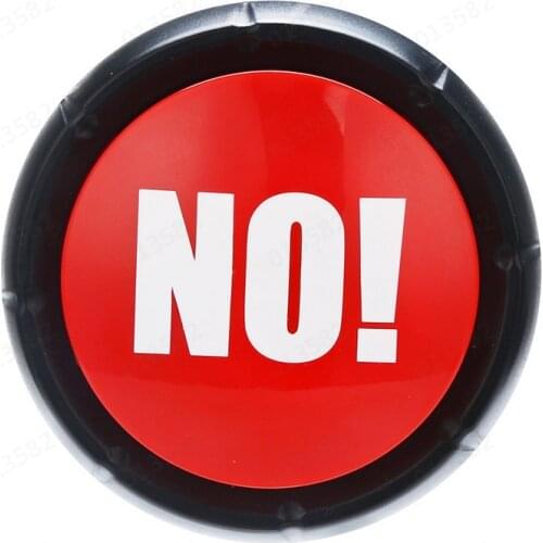 No Button Gag Sound Button Toy Prank Event Party Tool