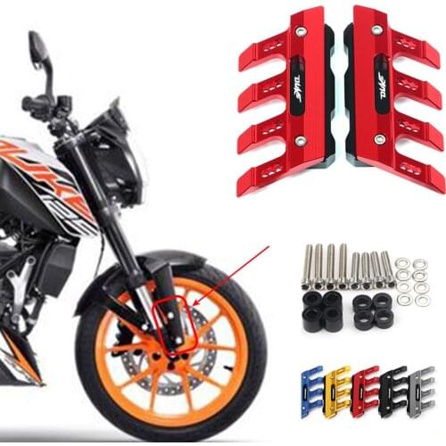 For KTM DUKE 125 200 390 690 duke Motorcycle CNC accessories mudguard side protection block front fender side anti-fall slider