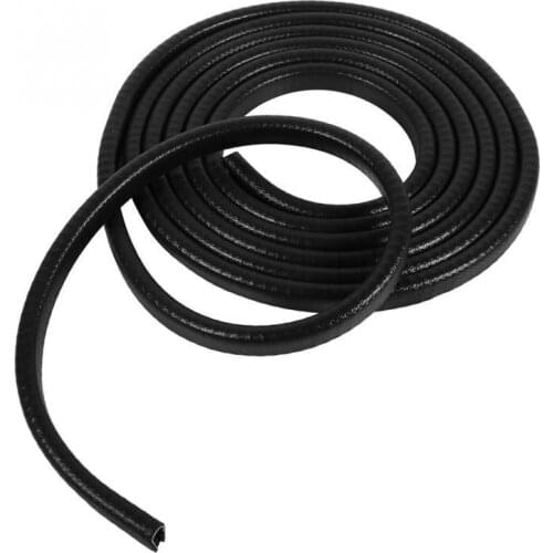 Black Car EDGE TRIM Seal Strip Interior & Exterior Protector PVC Rubber With metal flexible pillar Car Van Boat