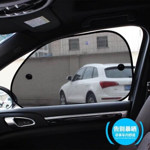 Black mesh rear window Bevel 65 * 38cm against car Bevel business car shade R-3925