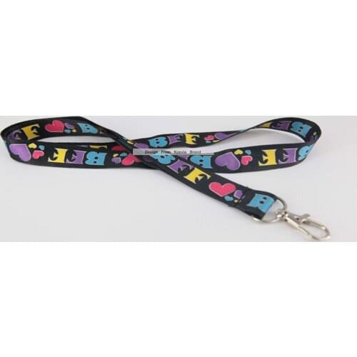 Design logo Boys & girl lovely grapheme Badge Lanyard for Keys ID Holders Cartoon Mobile Phone Neck Straps
