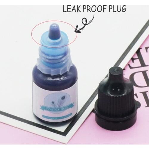 Epoxy Resin Color Dye Pigment 24 Colors Condensed Liquid Colorant with Frangrance Dropper Design for DIY Crafts 5ML J2Y