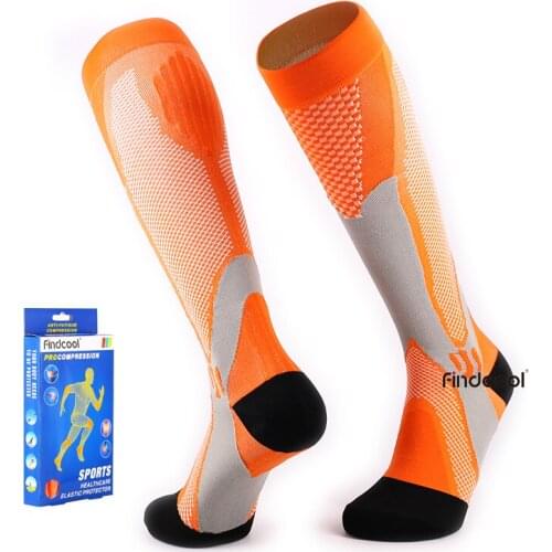 Findcool Compression basketball Socks stockings Running football socks Nylon Anti-swelling stretch Outdoor Cycling socks