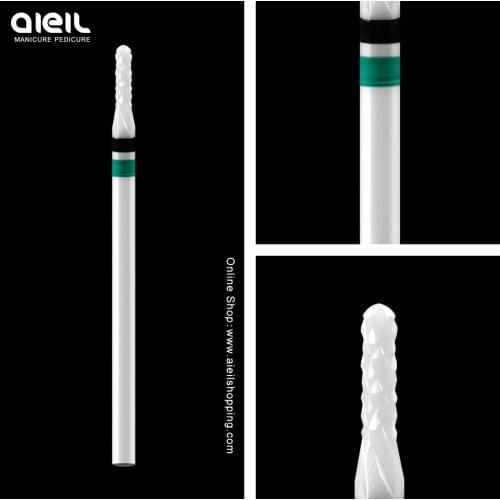 Ceramic Rotary Burr Nail Drill Bit Mills Cutter for Manicure Bits Electric Machine Accessories Milling Cutter for Nail Art Tool