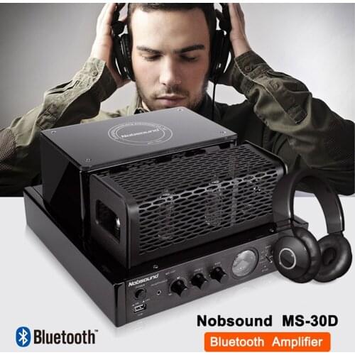 Nobsound MS-30D MKII Bluetooth amplifier tube Amplifier audio 110V 220V amplifier Power amplifier MS-10D MKII upgrade