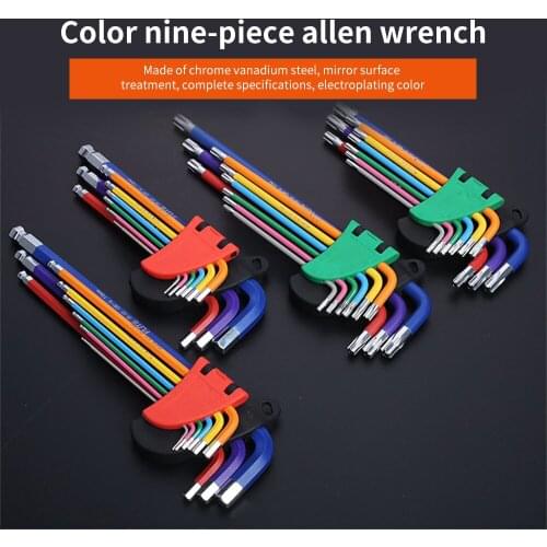 Allen Key Set Hex Wrench Screwdriver Set Hexagon Spanner Universal Ball End Torx Star Keys Tool L Type Hand Tools Kit