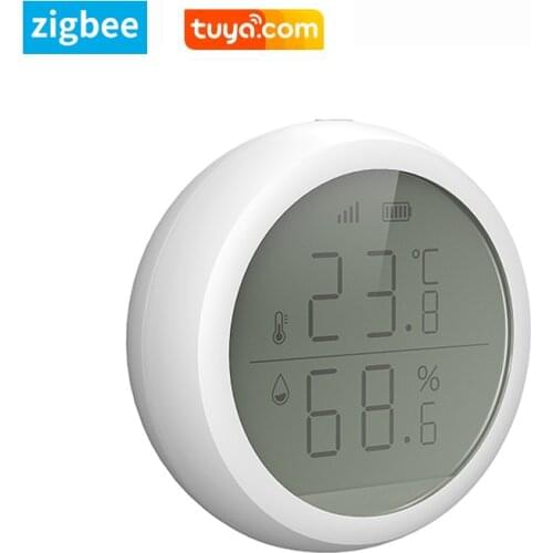 NEW ZigBee Temperature Humidity Sensor Smart Home Automation,With LCD Screen Display,Work With Tuya Smart Life ZigBee Hub