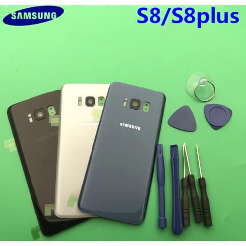Replacement Original NEW Rear Panel Battery Glass Back Door Cover with Rear camera glass Samsung Galaxy s8+edge G950 plus G955