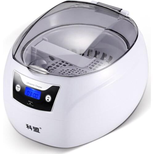 750ml Ultrasonic Cleaner Bath Timer for Jewelry Parts Glasses Stones Razor Brush Ultrasound Sonic -US