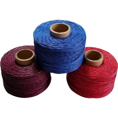 High tenacity 100% Linen waxed thread Waterproof 100m/roll twine cords macrame rope for sewing handmade accessory DIY