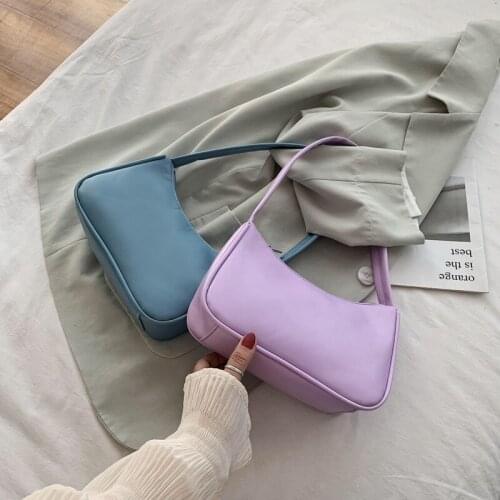 Vintage Retro Totes Bags For Women 2020 Fashion Handbag Soft Leather Female Small Subaxillary Bag Casual Retro Mini Shoulder Bag