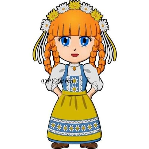 2021 Princess Girl cutting dies scrapbooking DIY photo album art card Die Cut In Scrapbooking