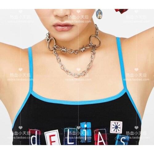 European and American Normcore Style Ins Thorn Necklace