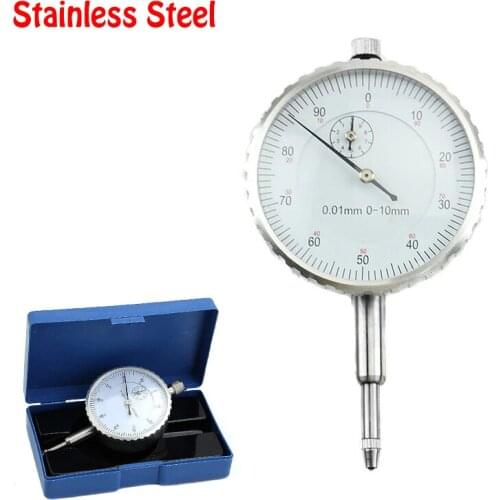 Precision Tool 0.01mm Accuracy Measurement Instrument Dial Indicator gauge 0-10mm dial gauge