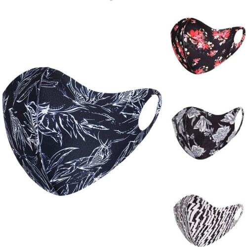 1pc Breathable Mouth Mask Adults Face Mask With Design Reusable Washable Cotton Fabric Face Mask fashion Masque U3