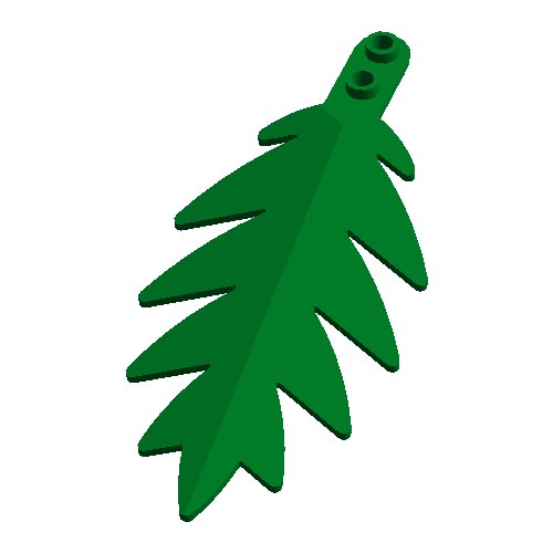 10PCS Palm Leaf 2518 Building Blocks Compatible Major Brand Kids Toys Early Learning MOC Education Gifts