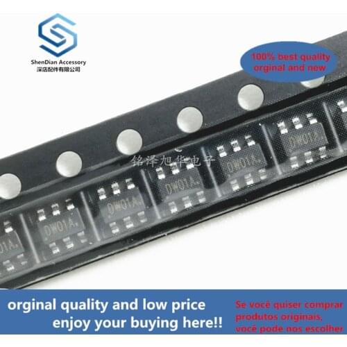 20pcs 100% orginal new DW01A DW01A-G SOT23-6 Lithium battery protection chip Battery protection IC