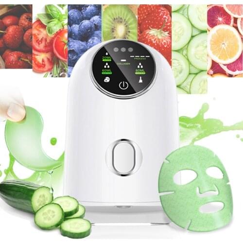 Freeshipping Fruit Face Mask Maker DIY Facial Mask Device Smart Touch Screen Facial SPA Skin Care Beauty Instrument