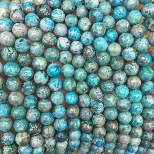 8MM Turquoise Disc Heishi Rondelle Stone Beads Loose Natural Stone Beads For Diy Jewelry Making Necklace Bracelet Strand Calaite
