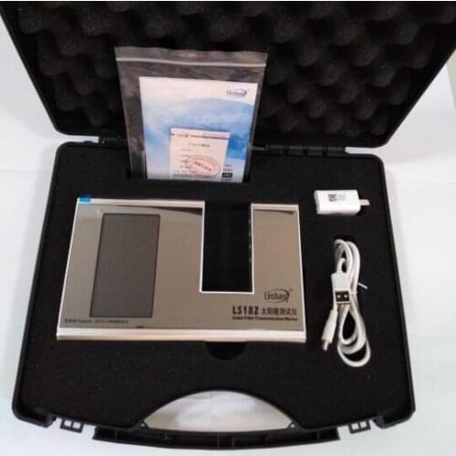 SHGC Transmission Meter,LS182 Solar Film Window Tint UV IR VL Transmission Meter Measure Solar Heat Gain Coefficient EDTM Wp4500