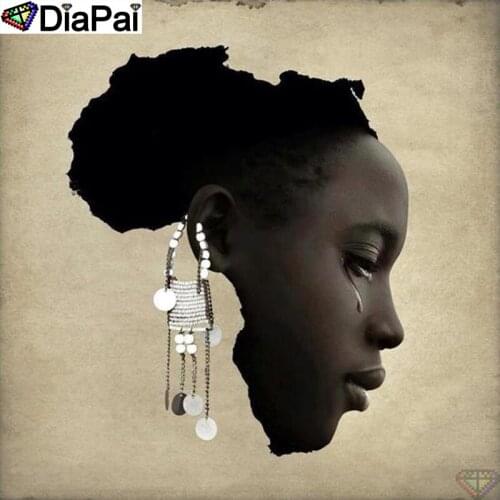 DIAPAI Art 5D Diy Diamond Painting "Beauty character" Diamond Pictures Cross Stitch 3D Rhinestone Embroidery Decor A26941