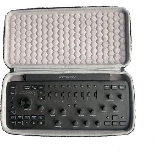 New Fashion Storage Bag Protective Box Portable Hard Shell Case for Loupedeck+ Retouch Keyboard