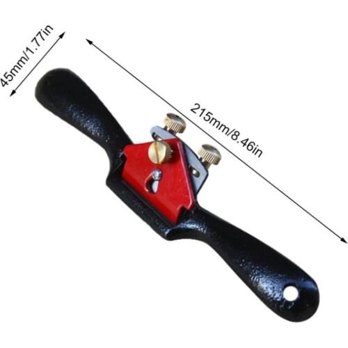 New 9 "Adjustable Plane Spokeshave Woodworking Hand Planer Trimming Tools Wood Hand Cutting Edge Chisel Tool with Screw Blade